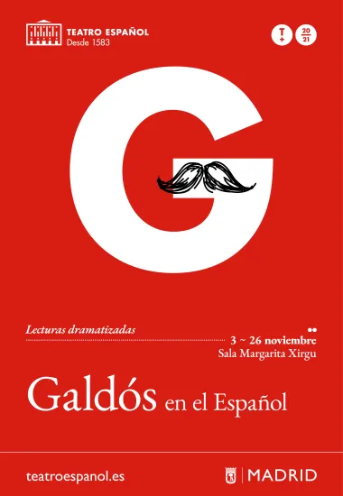 Cartel Galdós en el Español 