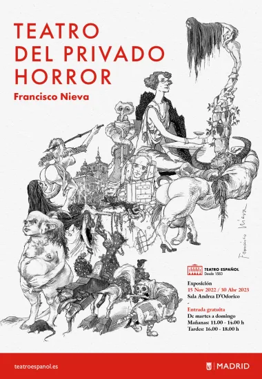 Cartel Teatro del privado horror. Francisco Nieva